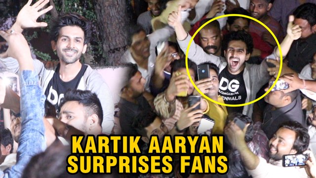 Kartik Aaryan Surprises Fans Watching Luka Chuppi At Gaiety Galaxy
