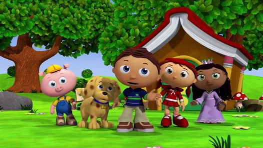 SUPER WHY! - THE BANANA MYSTERY Cartoon For Children Kids Cartoon