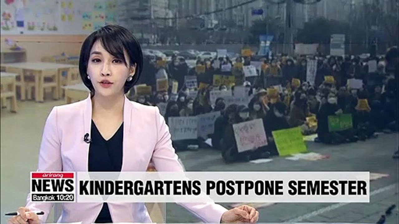 Kindergartens stage nationwide postponement of spring semester