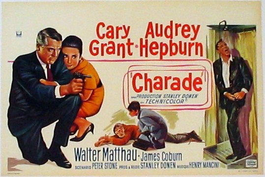 Charade movie (1963) Cary Grant, Audrey Hepburn