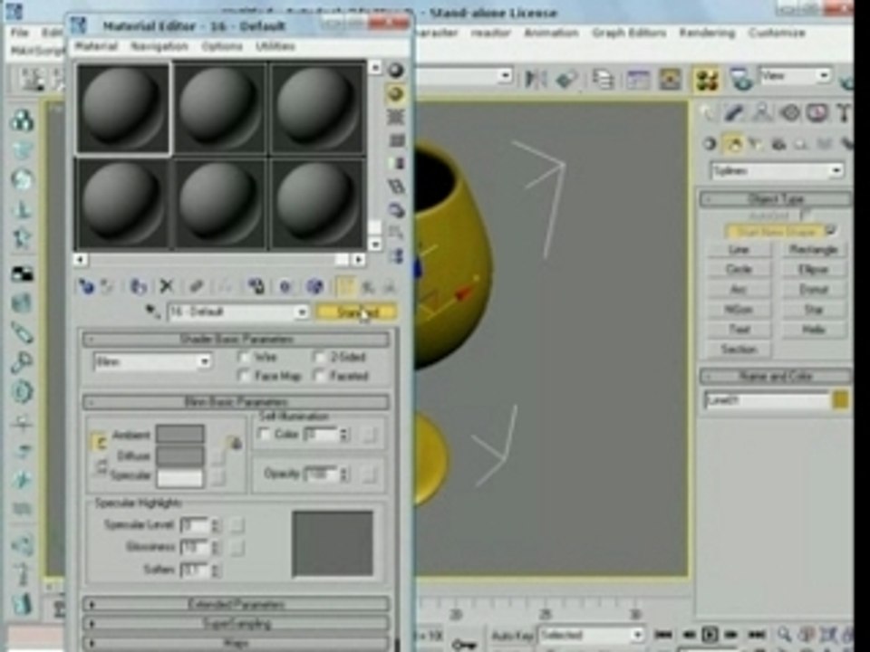 Verre réaliste avec mental ray sous 3ds max 8
