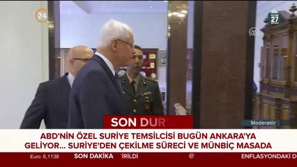 James Jeffrey bugün Ankara'ya geliyor