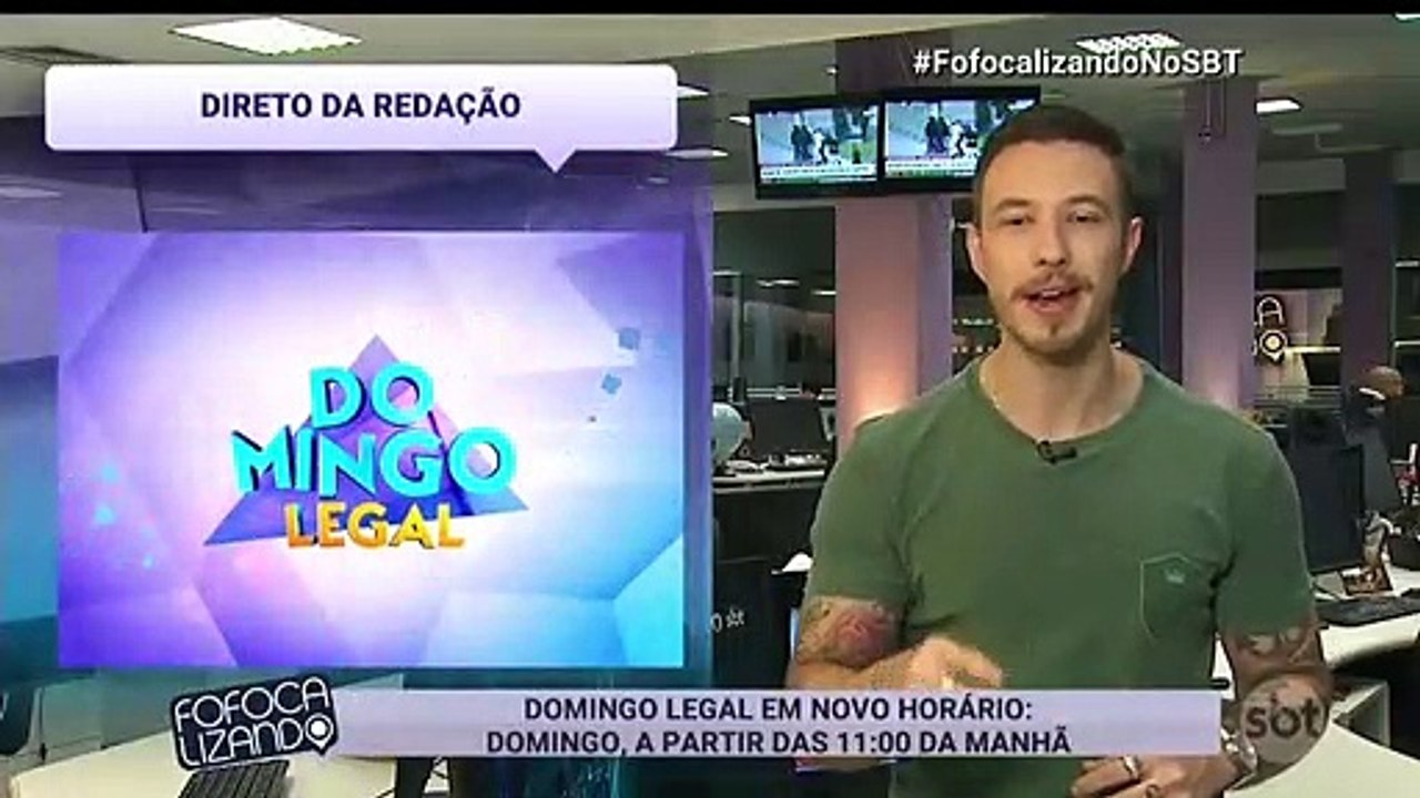Chamada (2) cancelada do Domingo Legal (11h) no SBT (02/09/2018) (Exibida só 1 vez)