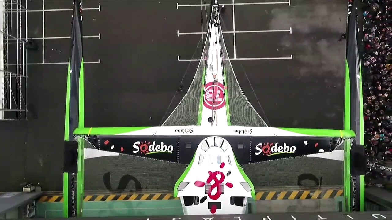 Vannes  | Thomas Coville dévoile Sodebo 3  |  Vannes Télé