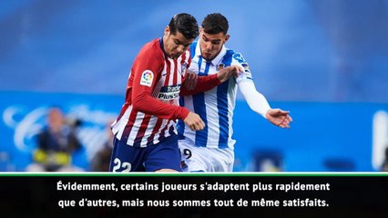 26e j.- Simeone salue l'adaptation express de Morata