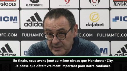 29e j.- Sarri : "Un minimum de régularité est arrivé"