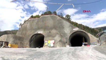 Gümüşhane Avrupa'nın En Uzunu Olacak Zigana Tüneli'nin Yarısı Geçildi
