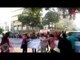 طلاب معهد التمريض يقطعون الطريق أمام رئاسة الوزراء للمطالبة بالترخيص