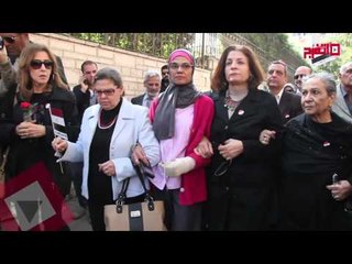 اتفرج| انطلاق مسيرة لإحياء الذكري الأربعين للطائرة الروسية المنكوبة