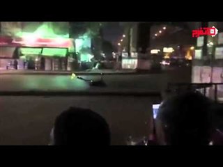 اتفرج| لحظة تفكيك رجال المفرقعات قنبلة امام نادي السكة