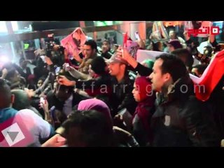 اتفرج| لحظة استقبال الجمهور لـ هايدي موسى بمطار القاهرة