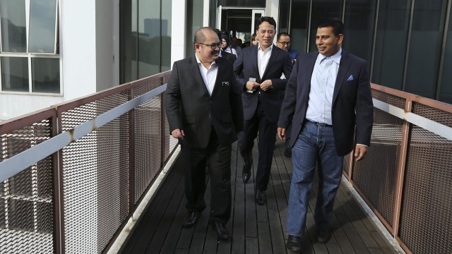 Lawatan Timbalan Menteri Industri Utama, Datuk Seri Iskandar Mohd. Akin ke Ibu Pejabat Utusan Melayu (M) Berhad.