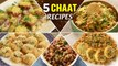 चटपटीत चाट रेसिपीस - Chaat Recipes In Marathi - BEST Evening Snacks - Street Food - Archana