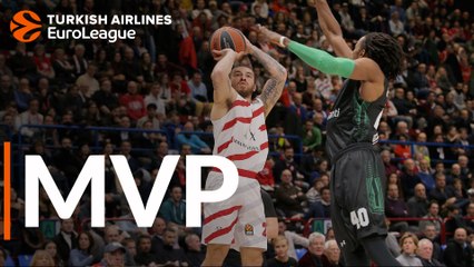 Turkish Airlines EuroLeague MVP for February: Mike James,  AX Armani Exchange Olimpia Milan