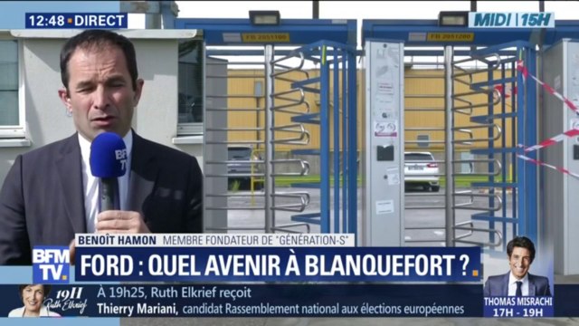 Benoît Hamon (Génération-s) sur Ford: Il y a une solution, la nationalisation temporaire du site de Blanquefort