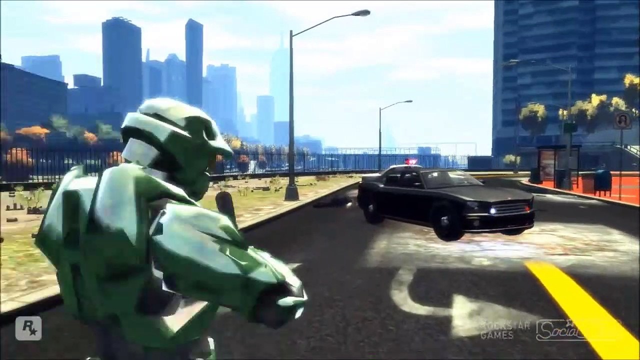 GRAND THEFT AUTO IV: HALO MASTER CHIEF