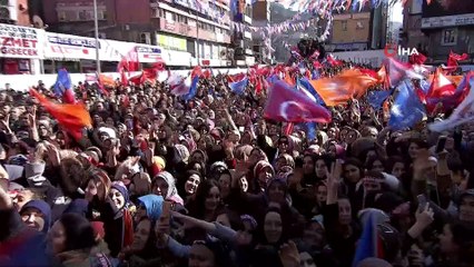 Cumhurbaşkanı Recep Tayyip Erdoğan Zonguldak'ta
