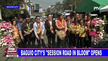 Baguio City's "Session Road in Bloom" opens