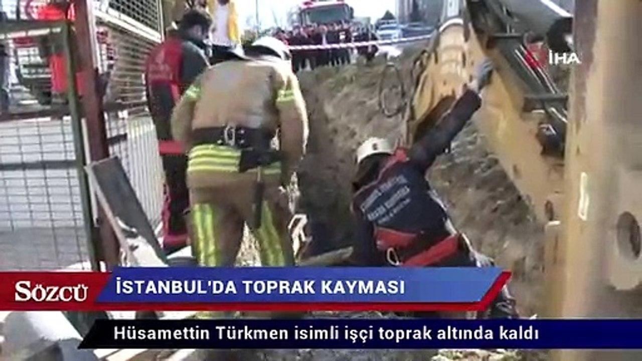 İstanbul’da toprak kayması