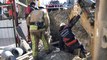Esenyurt'ta bir inşaatta kanalizasyon çalışması sırasında toprak kayması meydana geldi. Hüsamettin Türkmen  isimli işçi, toprak altında kaldı. Olay yerine itfaiye ekibi ve sağlık ekipleri sevk edildi. İşçiyi toprak altından kurtar
