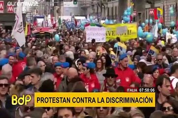 Italia: se realizó protesta contra el racismo y la política migratoria en Milán