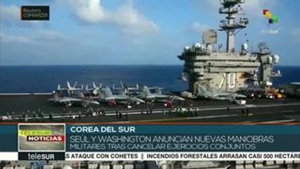 Anuncian Surcorea y EE.UU. ejercicios militares conjuntos