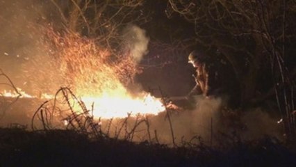 Un centenar de incendios activos en Asturias y una veintena en Cantabria