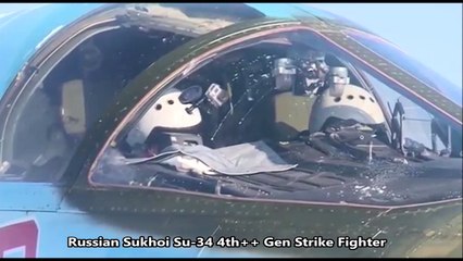 Russian Sukhoi Su-34 4th++ Gen Fighter