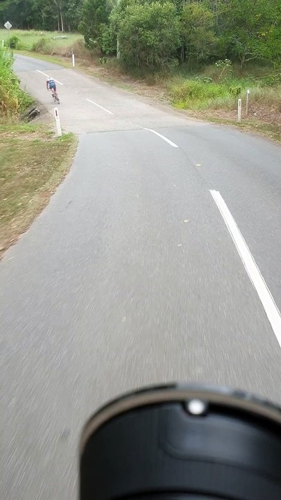 Man Demonstrates How to Safely Pass Cyclists on...