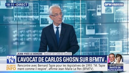 Pour son avocat, Carlos Ghosn "est victime d'une trahison et d'un complot"