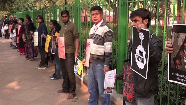 В Нью-Дели прошла акция за мир с Пакистаном