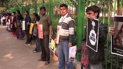 В Нью-Дели прошла акция за мир с Пакистаном