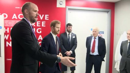 Prince Harry makes adorable baby cry