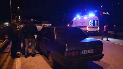 Kediyi ezmemek için kaza yaptı: 1 yaralı