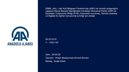 IKBY'de KDP ile KYB siyasi anlaşma imzaladı - ERBİL