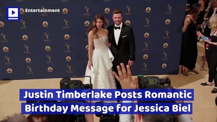 Justin Timberlake Posts Romantic Birthday Message for Jessica Biel