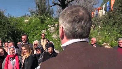 Marmaris'te sanatçı Metin Şentürk'ün katıldığı Serkan Yazıcı'nın seçim çalışmalarında renkli görüntüler - MUĞLA