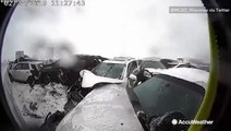 Intense body-cam video shows car pileup rescue