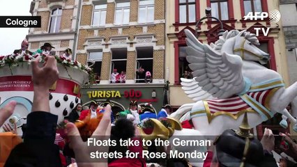 Rose Monday: thousands attend parades in Cologne and Mainz