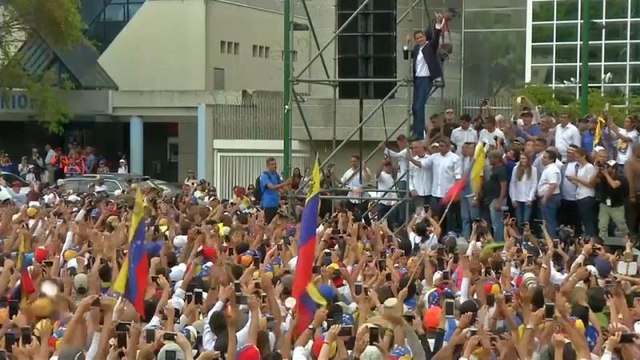 'Triunfal' regreso de Juan Guaidó a Venezuela