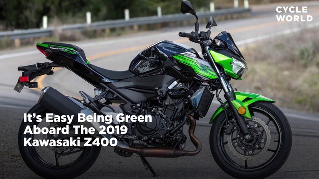 It’s Easy Being Green Aboard The 2019 Kawasaki Z400