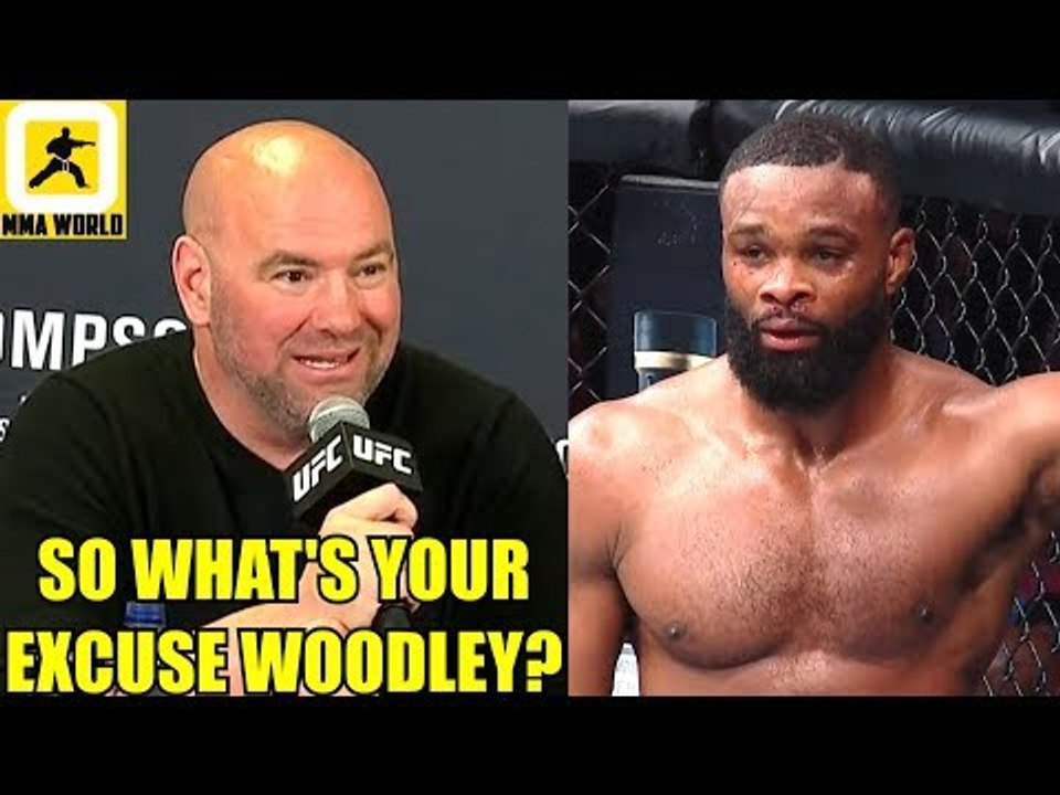 MMA Community reacts to Tyron Woodley getting completely dominated by Kamaru Usman,Dana White
