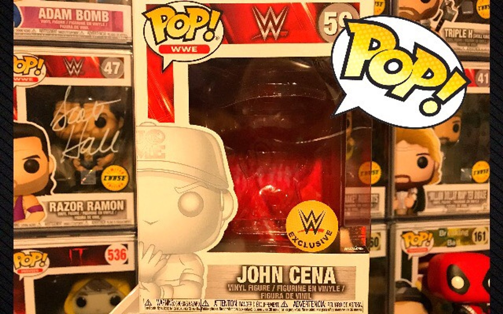 ⁣WWE JOHN CENA U CAN'T C ME FUNKO POP INVISIBLE DETAILED LOOK