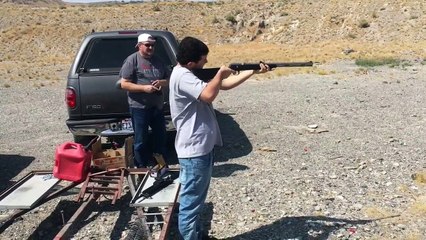 Black powder rifle and Mini 14