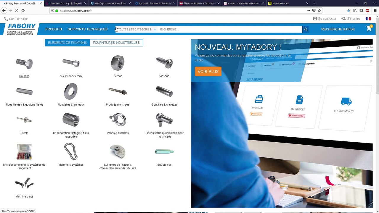 LCM – CONCEPTION / CALCUL – COMPAGNIE ET SITE POUR BOULONNERIE, ÉLÉMENT DE FIXATION , FASTENERS
