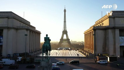 EXCLUSIF La Ville Lumière filmée par un drone