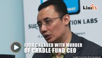 Wife, teenage boys charged with murder of Cradle Fund CEO