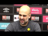 Bournemouth 0-1 Manchester City - Pep Guardiola Full Post Match Press Conference - Premier League