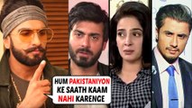 Ranveer Singh REACTS On BANNING Pakistani Actors In India