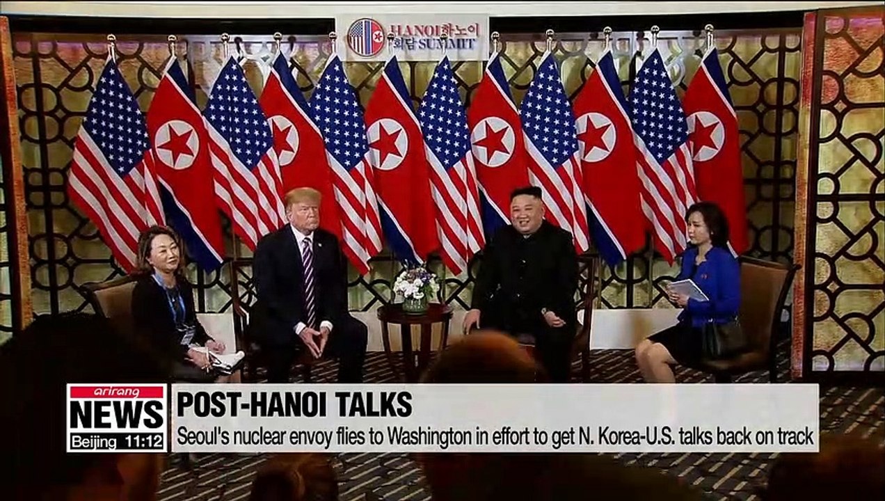 South Korea's nuclear envoy flies to Washington...